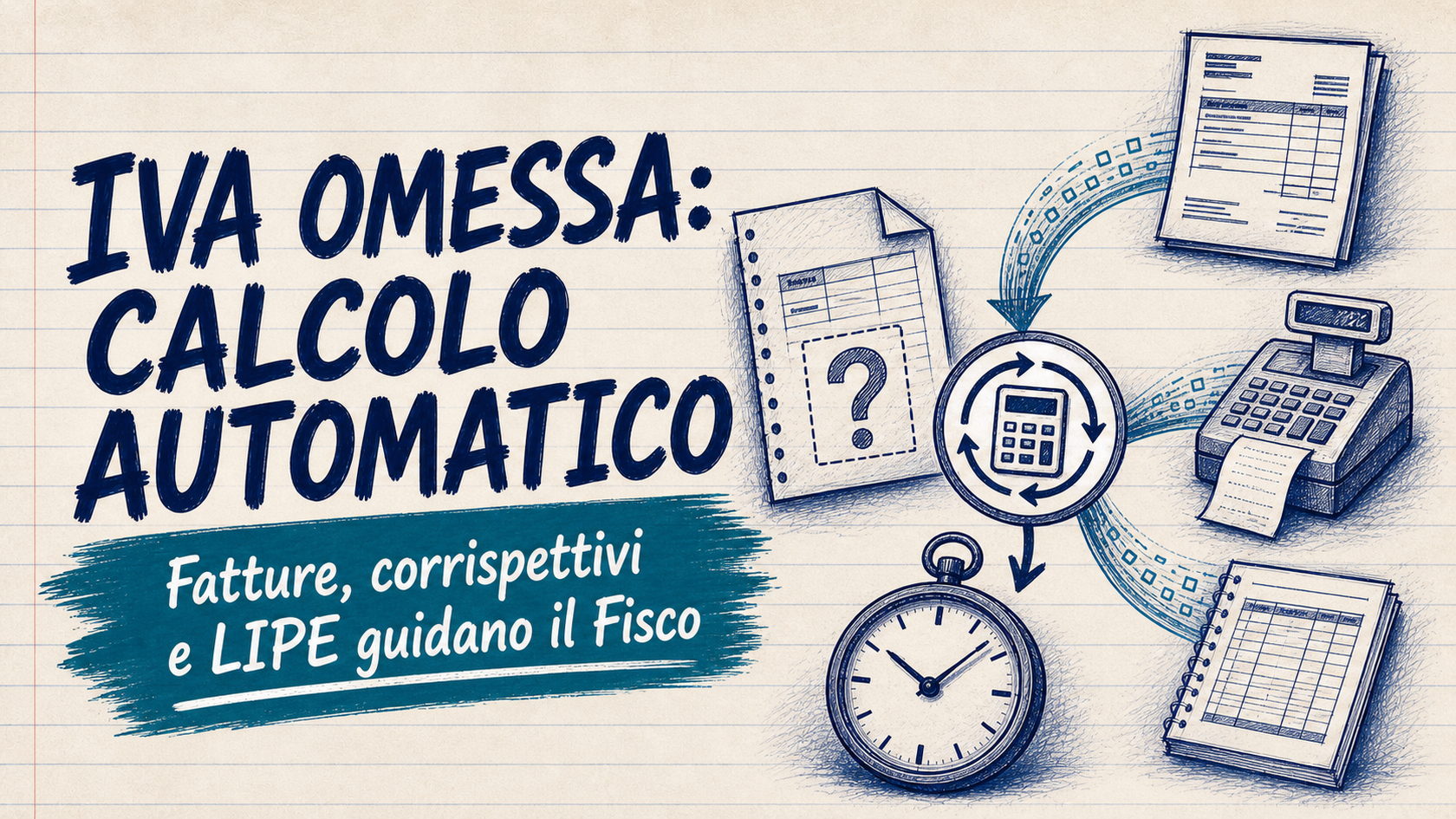 Omessa dichiarazione IVA: il Fisco liquida con fatture e corrispettivi