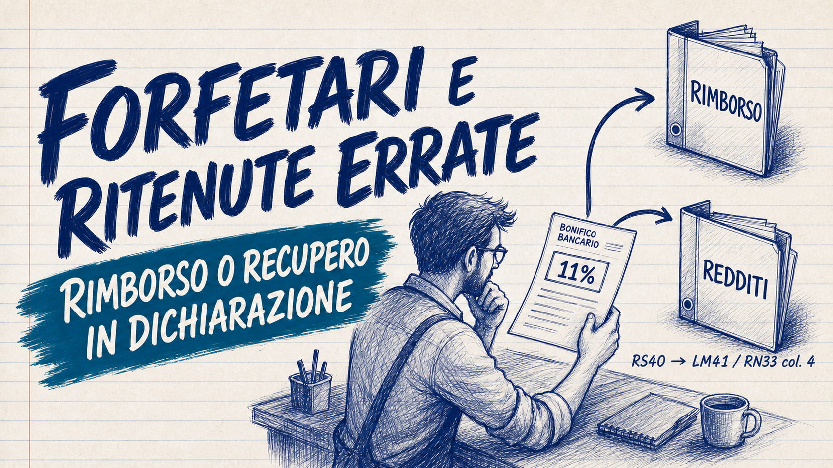 Ritenute subite per errore dai forfetari: rimborso o recupero in dichiarazione