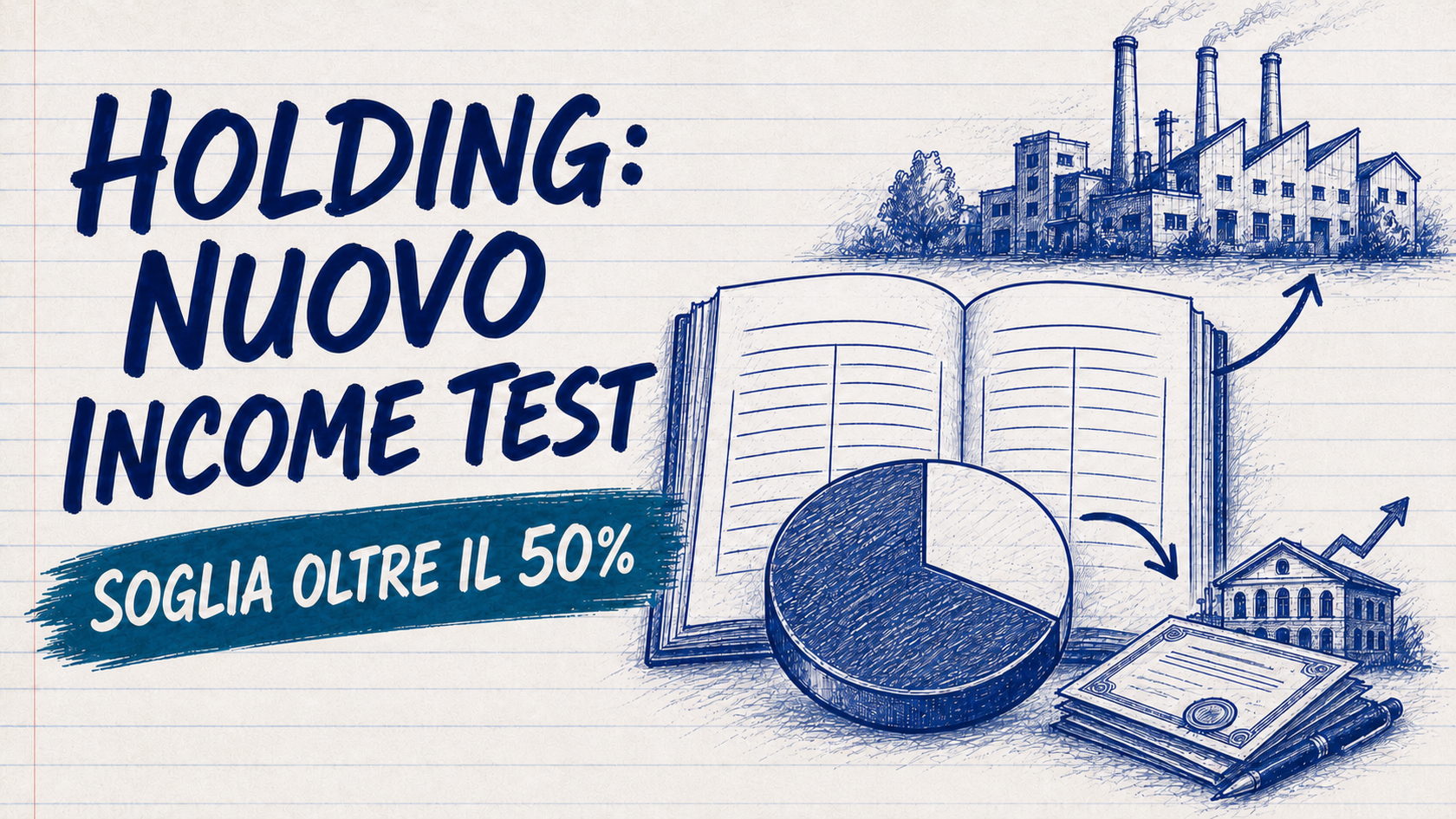 Soggetti assimilati alle holding industriali: il correttivo introduce un income test sui ricavi