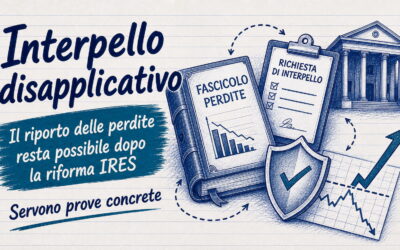 Studio Sabatino Pizzano 3 Interpello disapplicativo e riporto perdite: resta possibile dopo la riforma IRES