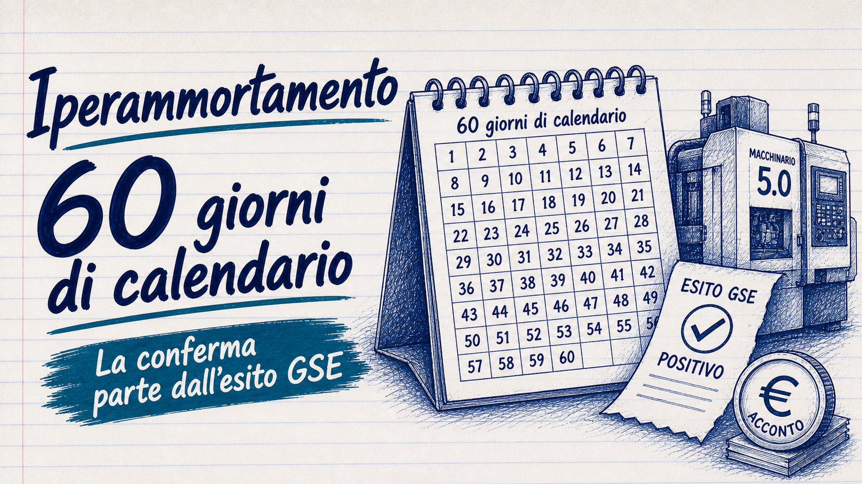 Iperammortamento, il termine di 60 giorni è di calendario