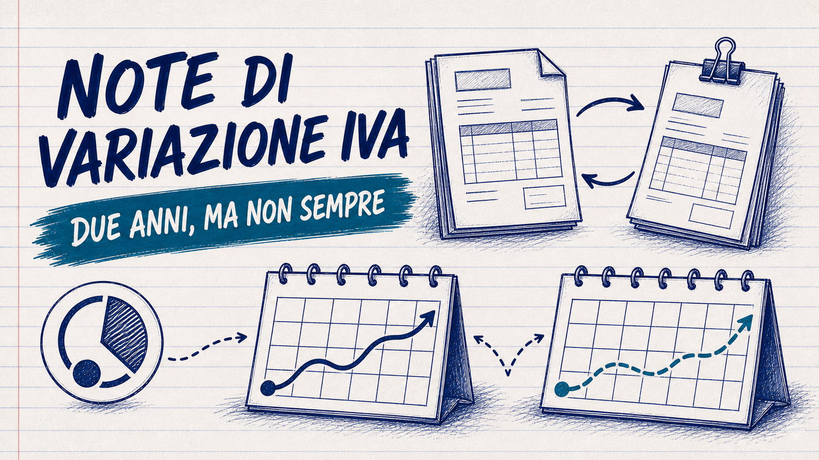 Note di variazione IVA: termine a due anni, ma non per tutte le ipotesi