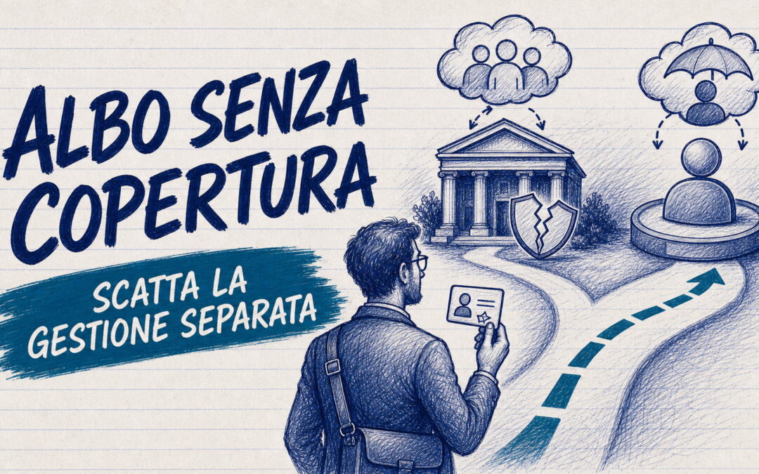 Iscritti all’Albo ma non alla Cassa: quando scatta la Gestione separata INPS