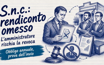 Snc revocabile amministratore che non presenta il rendiconto ai soci
