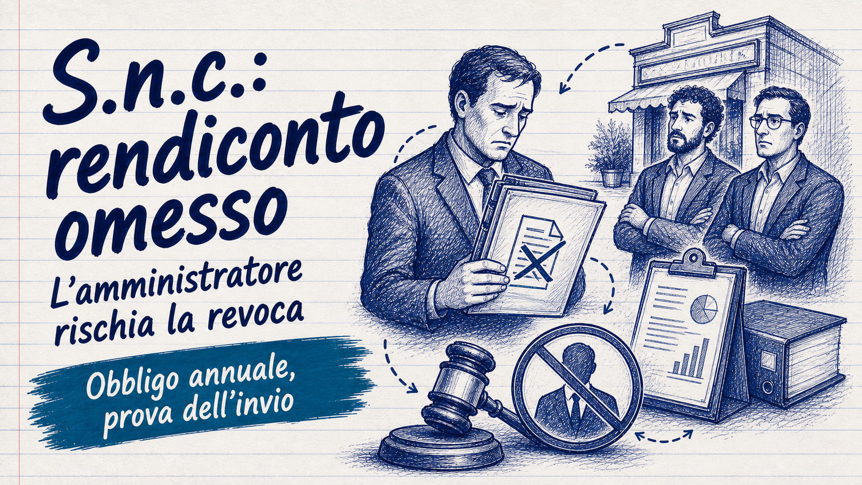 S.n.c., revocabile l'amministratore che non presenta il rendiconto ai soci