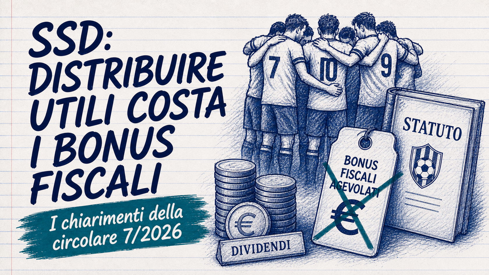 Società sportive dilettantistiche e utili: il costo fiscale