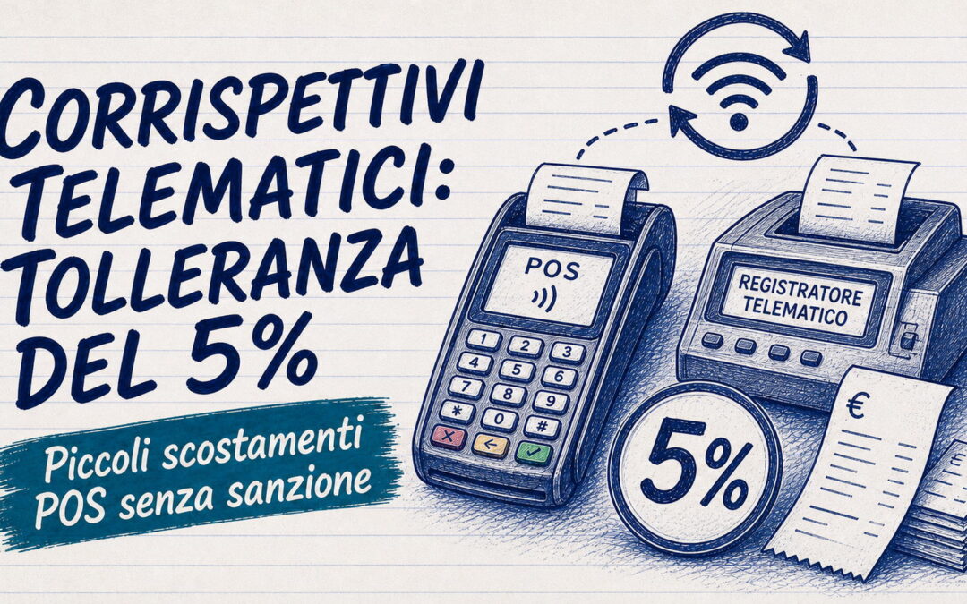 Soglia di tolleranza corrispettivi telematici: cosa cambia
