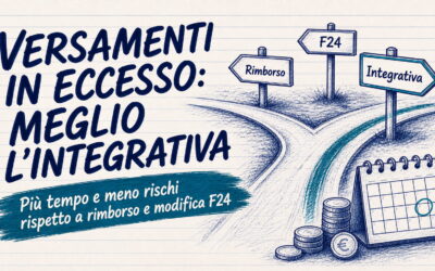 Versamenti in eccesso: quando la dichiarazione integrativa batte il rimborso