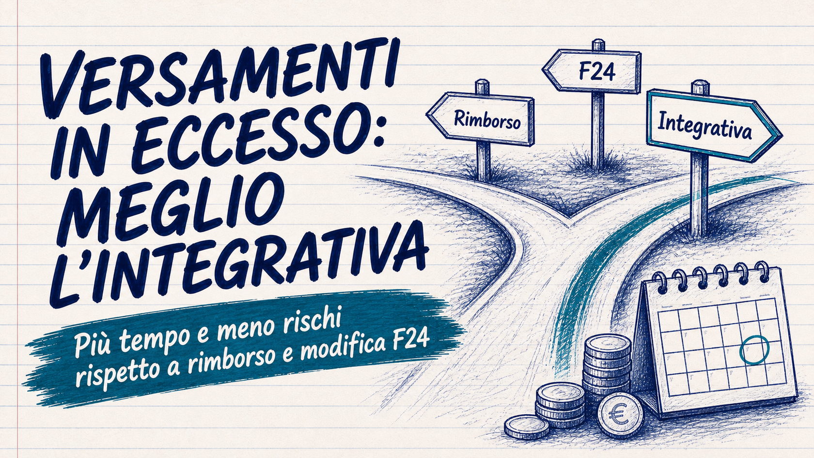 Versamenti in eccesso: quando la dichiarazione integrativa batte il rimborso