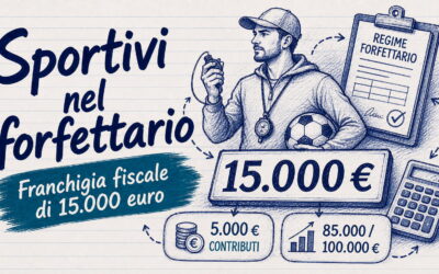 Regime forfettario per lavoratori sportivi: la franchigia dei 15.000 euro