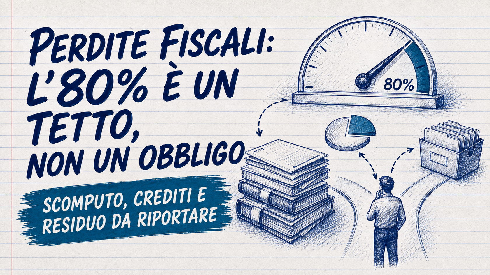 Perdite fiscali: l'80% è un tetto massimo, non un utilizzo obbligatorio